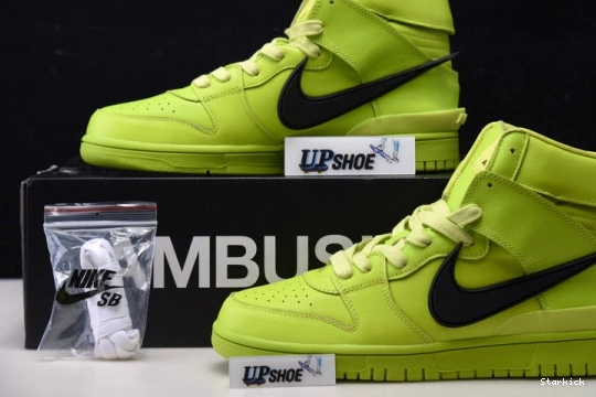 Flash CU7544-300 Nike Lime Dunk AMBUSH High 1226